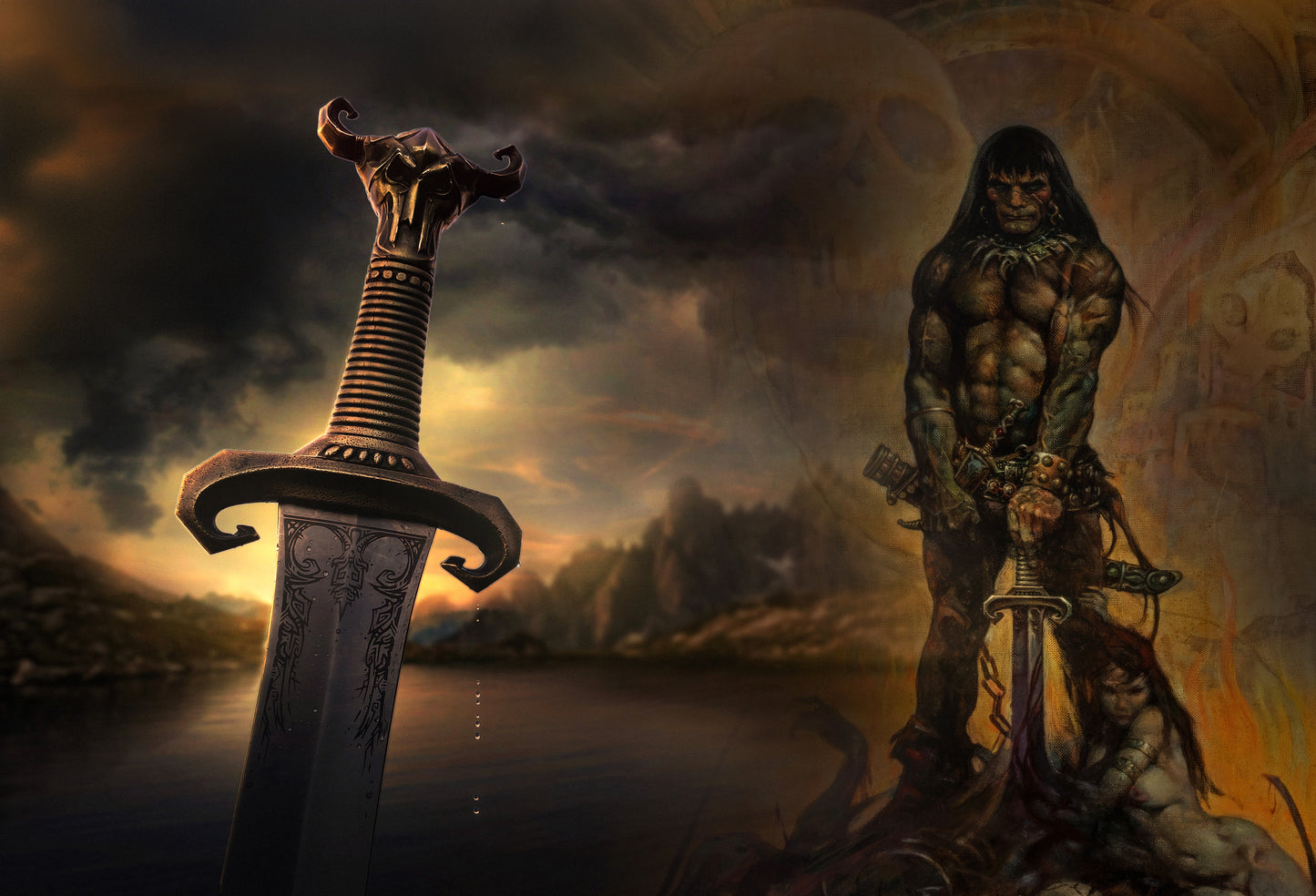 The Official Frazetta Barbarian Sword (Replica Edition)