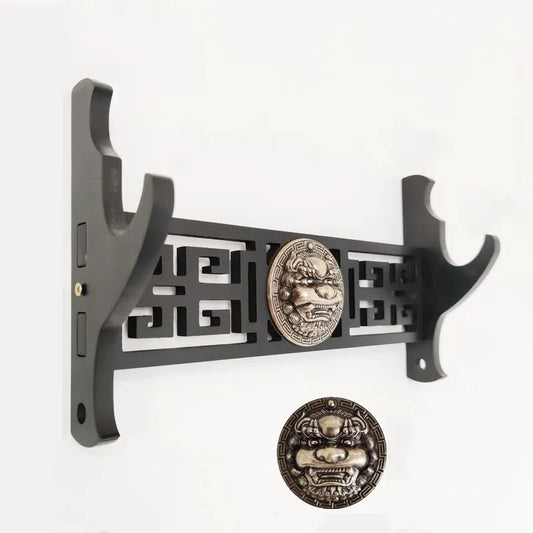 Wall-Mounted Medallion Sword Rack